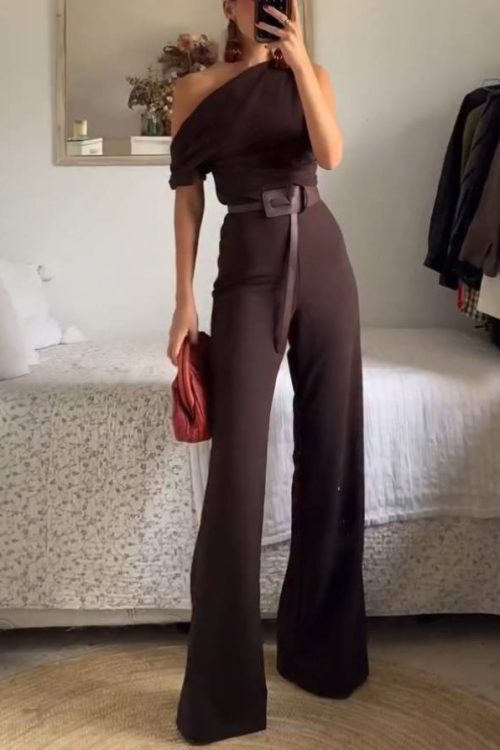 Off-shoulder Jumpsuit
